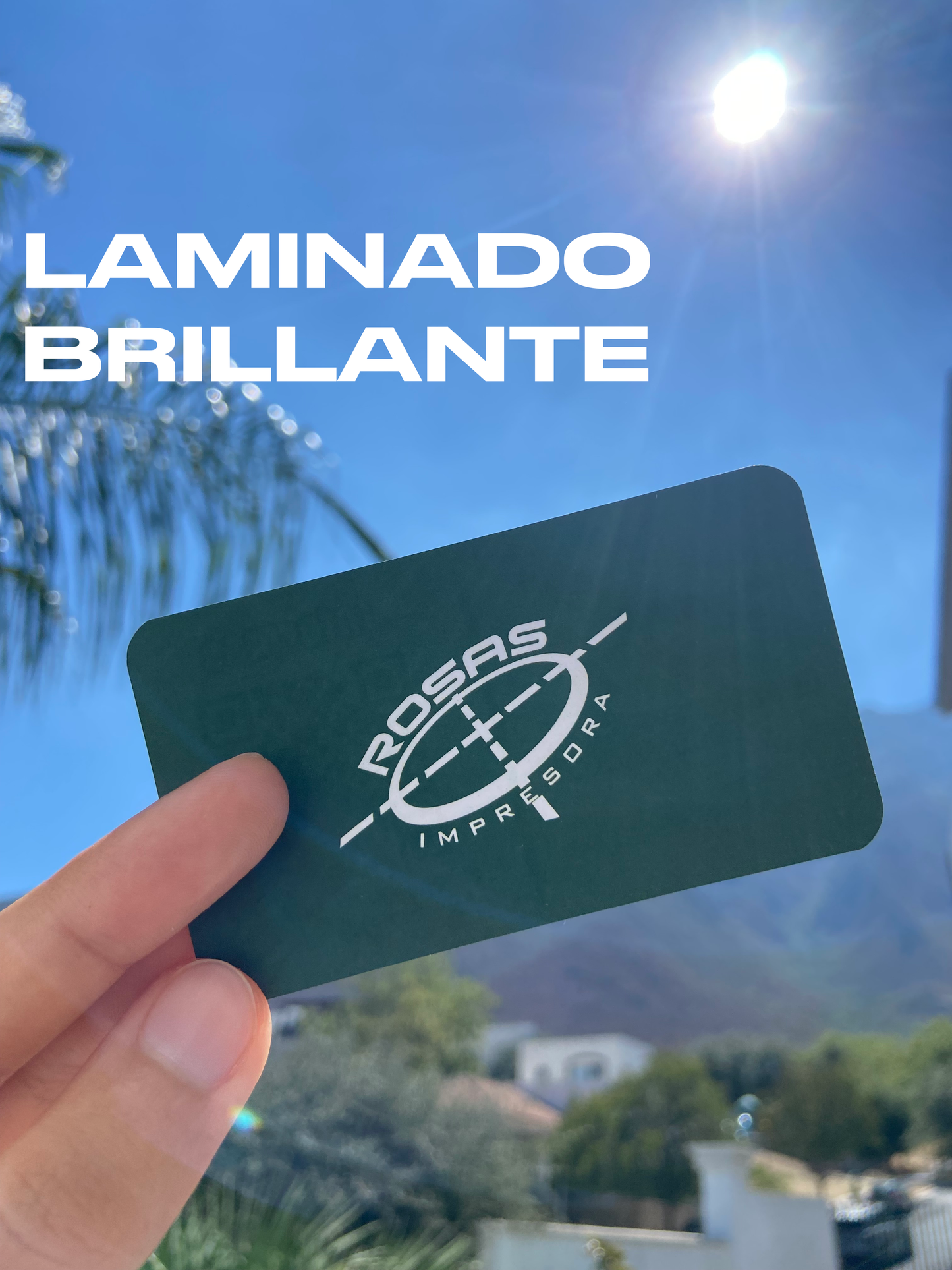 Tarjetas de Presentación Laminadas Brillante