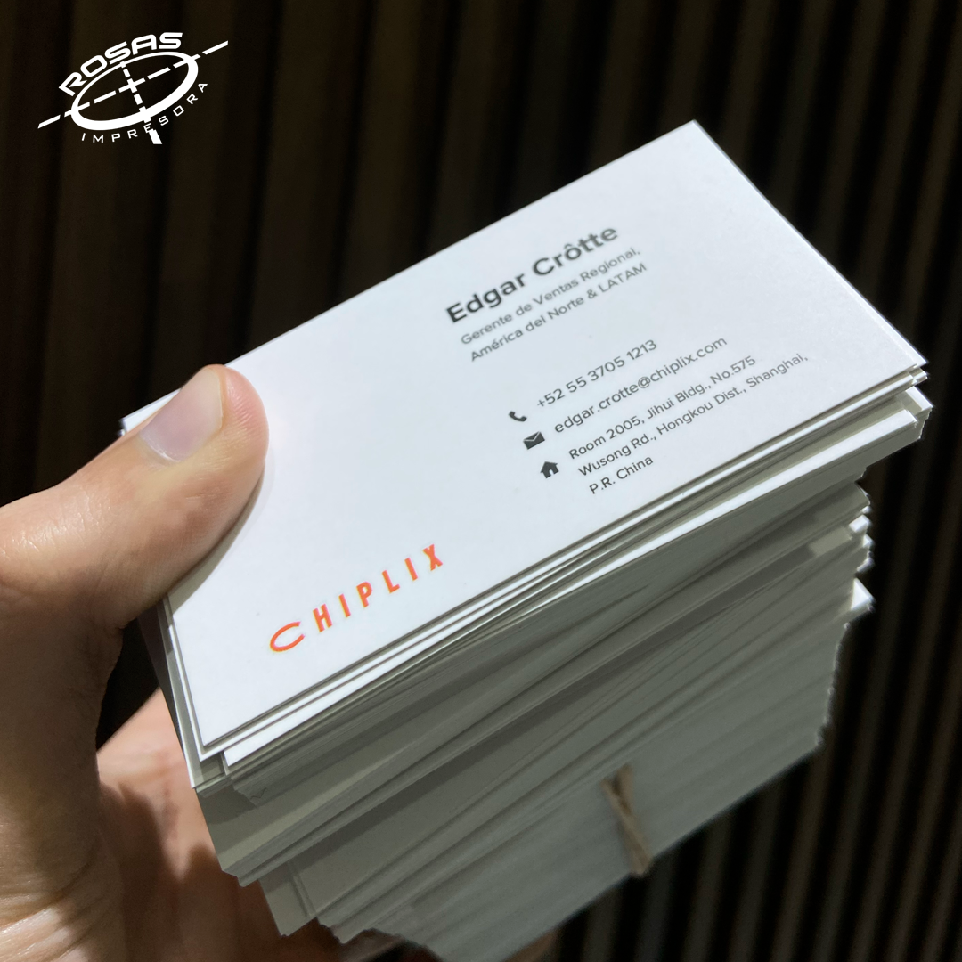 Tarjetas de Presentación Laminadas Brillante